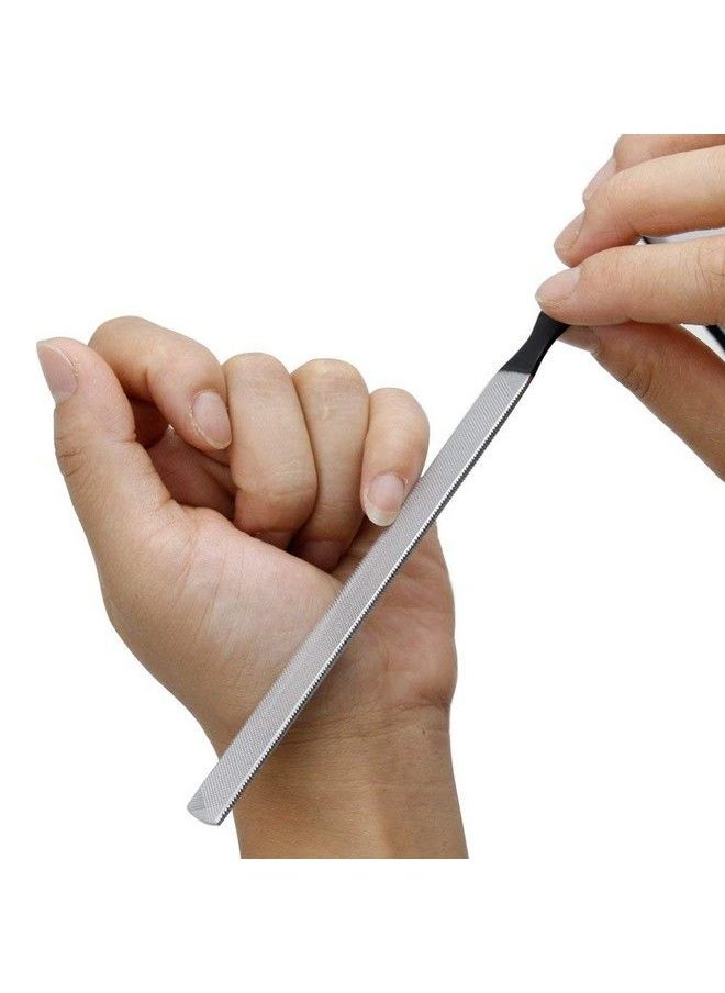 ZIZZON Stainless Steel Nail File 4 Sides 7 Inch Length  - Image 5