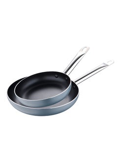 BERGNER PROFESSIONAL CHEF ANTHRACITE PRESS ALUMINIUM 2PC FRYPAN SET WITH INDUCTION BOTTOM  - Image 1