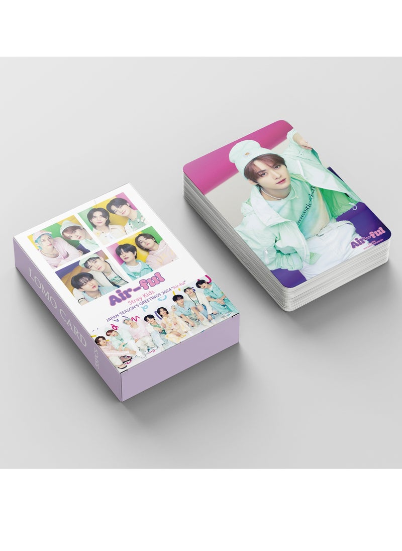 إيهوم - 55 قطعة من بطاقات لومو "Air-ful" لموسم اليابان 2024 من Stray Kids - Image 1