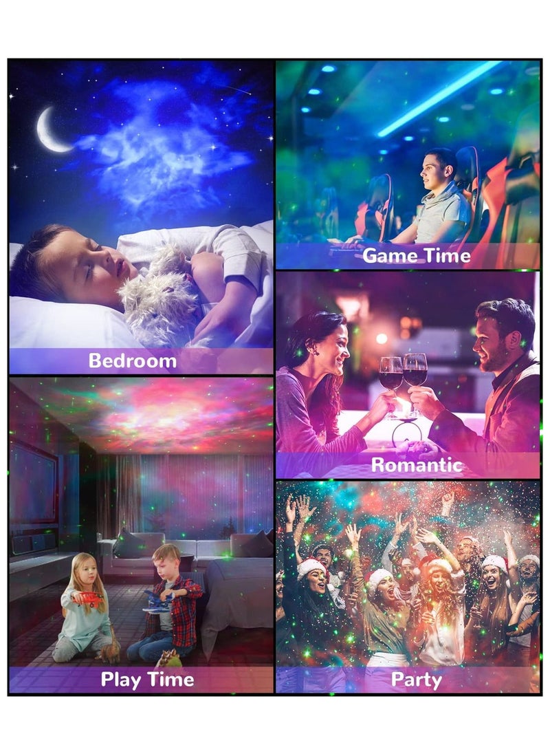 Houmt - Star Projector Galaxy Night Light - Astronaut Starry Nebula Ceiling LED Projection Lamp with Timer, Remote Control, Adjustable Head Angle - Image 1