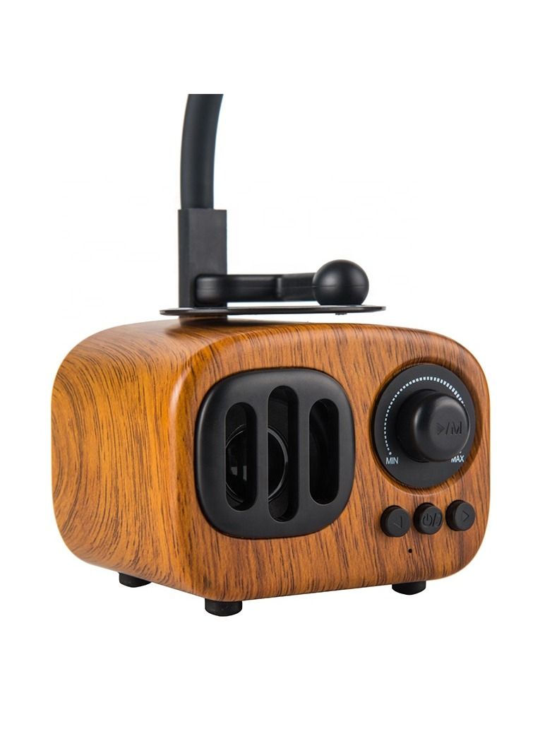 ARNOTEC Retro Gramophone Speaker B7 Trumpet Style Stereo Subwoofer Music player Box Wooden phonograph Speakers Support AUX FM TF  - Image 3
