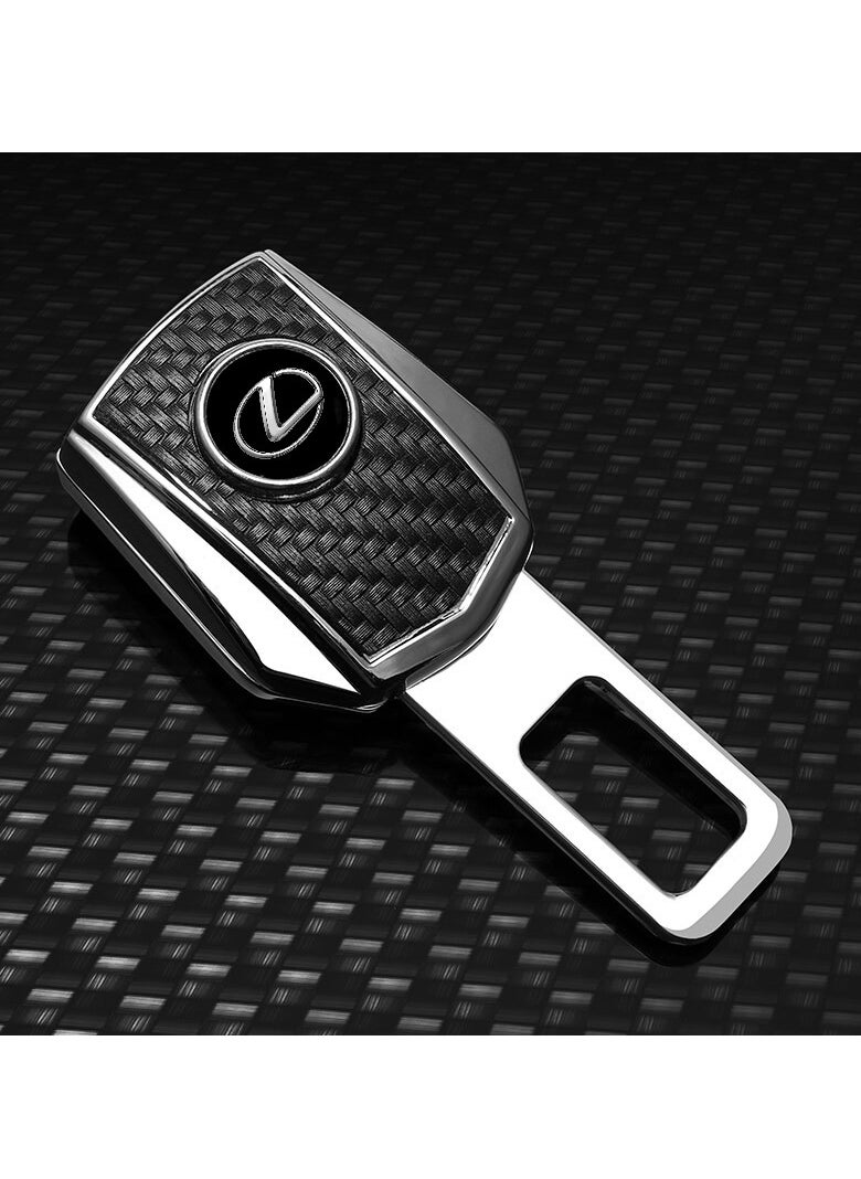 LEXUS 2 pcs High Quality Seat Belt Clip with Lexus Logo  - Image 2
