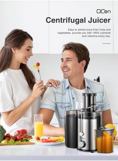Joshberg Juicer Machine, 800W Centrifugal Juicer Extractor for Fruit Vegetable with Wide Mouth 3” Feed Chute, Easy to Clean, Stainless Steel, BPA-free  - Image 5