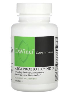 DaVinci Laboratories of Vermont Mega Probiotic ND 50 60 Capsules 