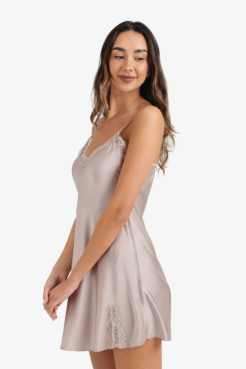 Carina Lace-Trimmed Nightgown - Image 2