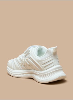 Kappa Boys Textured Sports Shoes With Hook And Loop Closure  - Image 3