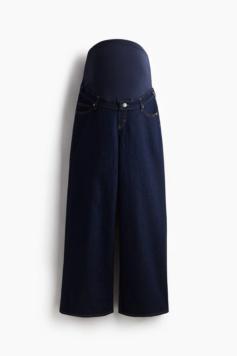 H&M MAMA Wide twill trousers