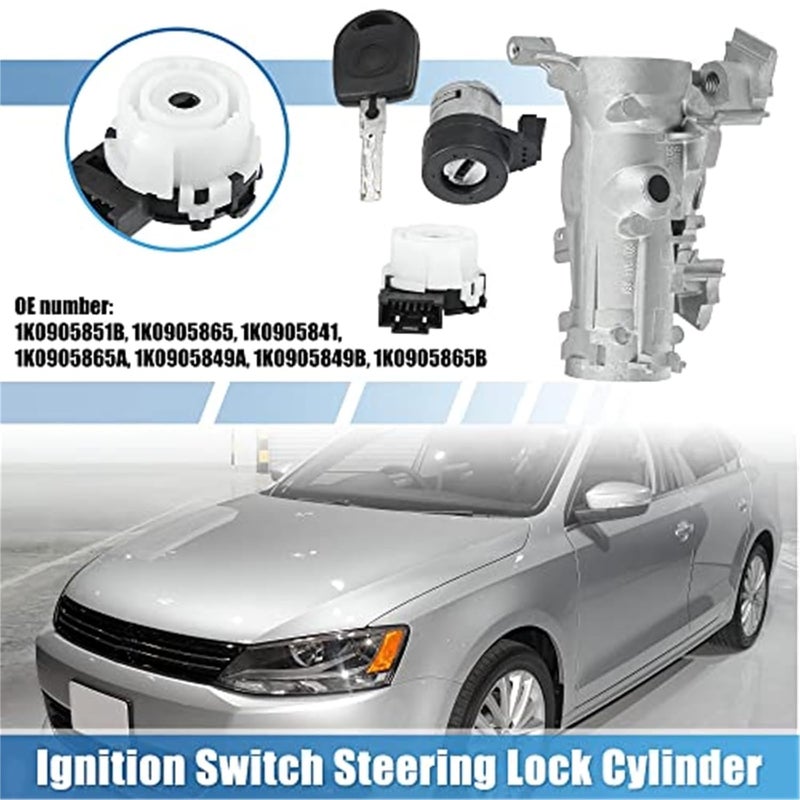 DEMULAX Ignition Switch Lock Cylinder Set with Key - Image 2