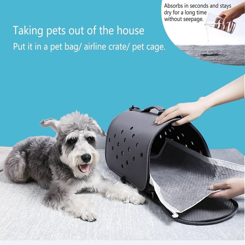 Mumoobear Mumoo Bear 20 Pack Large Dog & Puppy Training Pads-Super Absorbent Puppy Pads-Anti Slip Dog Pads Training, Leak Proof & Quick Dry Dog Pads+Plastic Border-Heavy Duty Dog Pee Mat (90 x 60cm) - Image 3