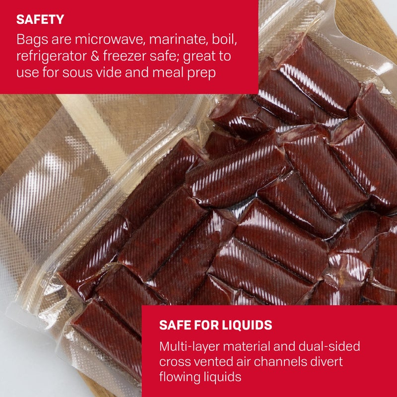 Nesco Vacuum Sealer Quart Zipper Bags - 50 count - Image 5