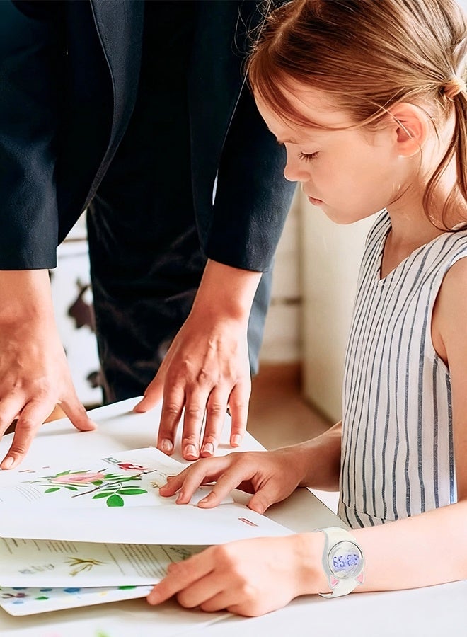 Kids Watches for Girls Boys Digital Sport Watch with Step Counter Pedometer Vibration Alarm Clock, No App Waterproof Fitness Tracker Kids Watch Boys Girls Teens Students Ages 5-16 - Image 4