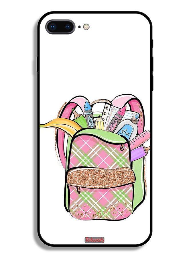 Tolwak Apple iPhone 8 Plus Protective Case Unicorn Girl Bag - Image 2