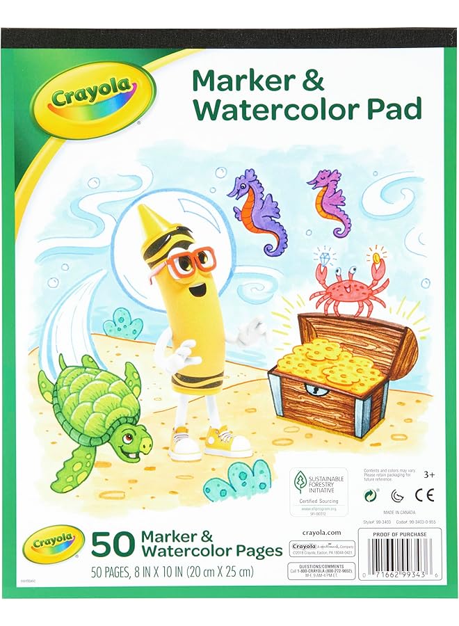 Crayola Marker Watercolor Pad - Image 1
