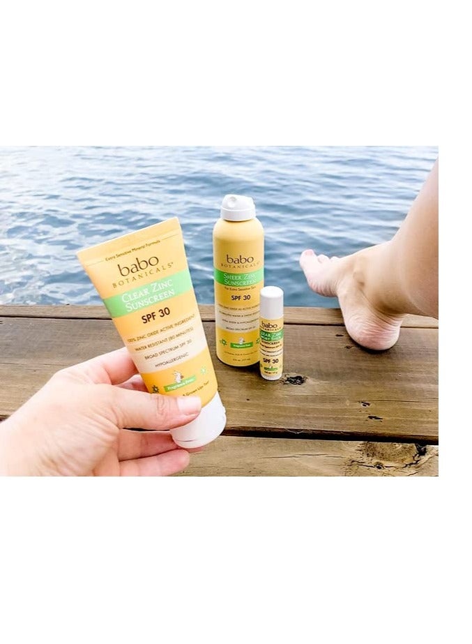 Babo Botanicals Babo Botanicals Sheer Zinc Mineral Sunscreen Lotion SPF30 - Natural Zinc Oxide - Shea Butter - Face & Body - Water Resistant - Fragrance-Free - EWG Verified - Vegan - For all ages - 1 or 2 Pack - Image 5