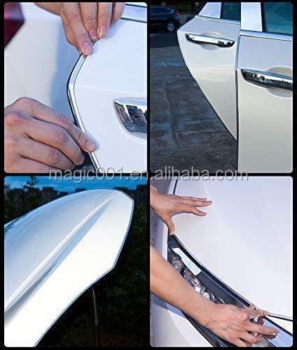 Guance Car Door Protectors U Shape Car Protection Door Edge Guard, AC Vent Bonet and Bumper Protector universal for all cars (Length 5 Meter) - Image 4
