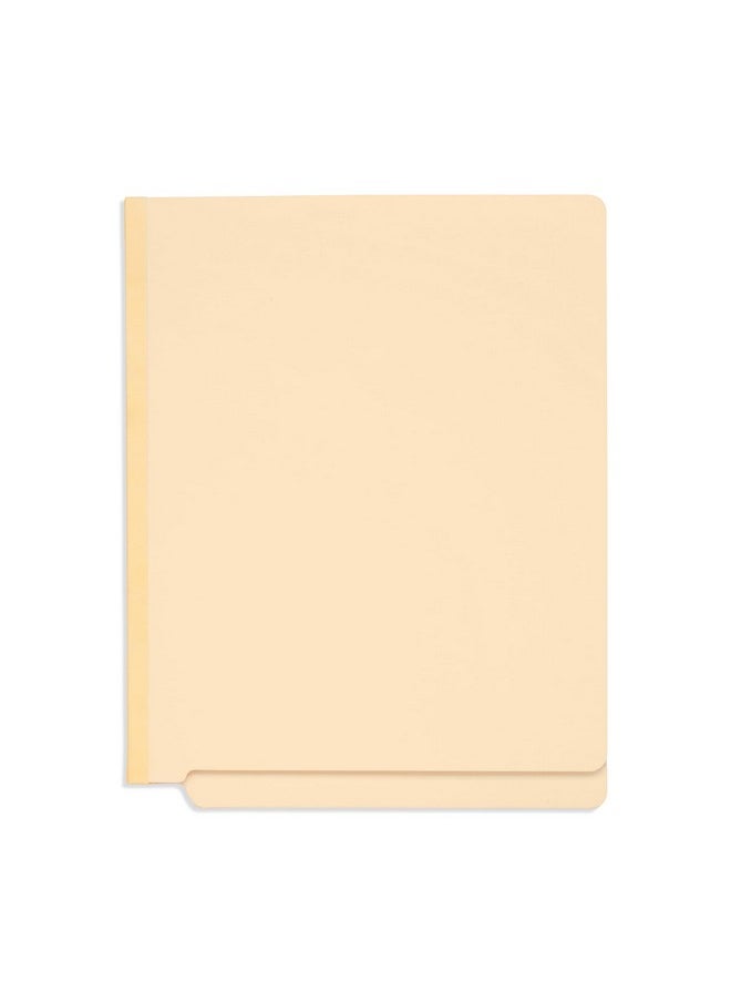 Blue Summit Supplies Blue Summit End Tab Fastener Folder 1 Divider And 4 Fasteners Letter Size Manila 50 Folders  - Image 4