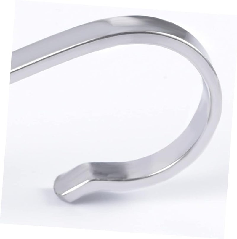 304 Stainless Steel Kitchen Utensil Hooks 10 Pack For Pots Pans Indoor Outdoor Use - Image 4