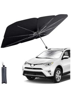 Foldable Car Windshield Sun Shade Umbrella – UV & Heat Blocker, Easy Use Sun Visor Shield