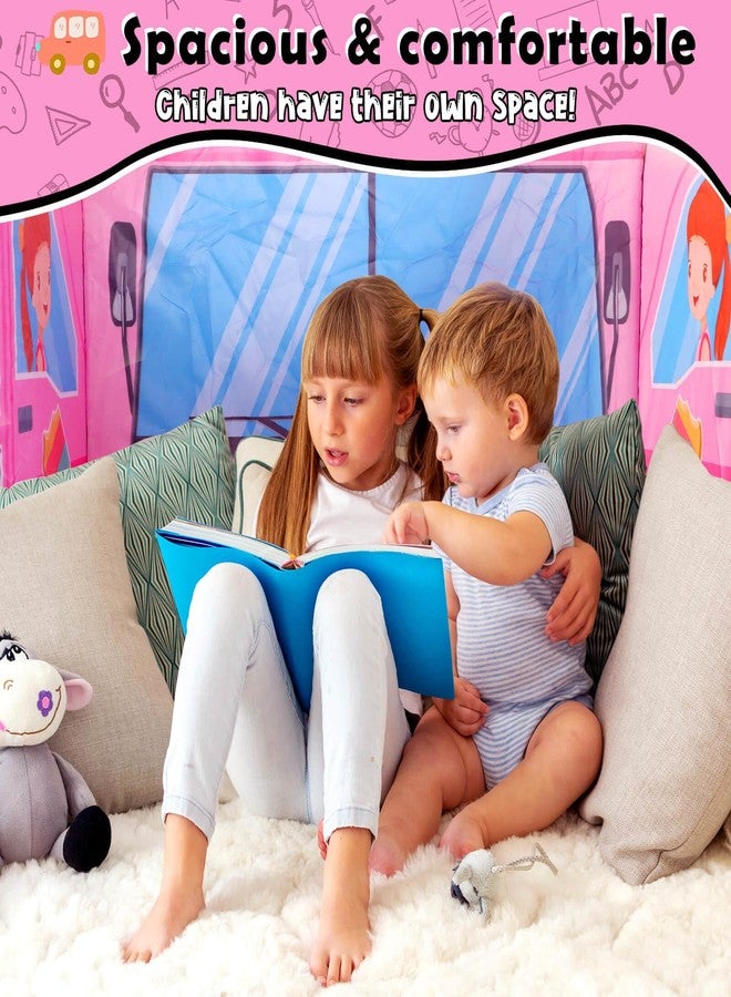 Britik Pop Up Playhouse Children's Tent Toy Foldable Children's Play House Tent Indoor Outdoor Garden Play Tent Gifts for 3-8 Years Children Baby Girl Boy Birthday Gift Ideas - Image 4