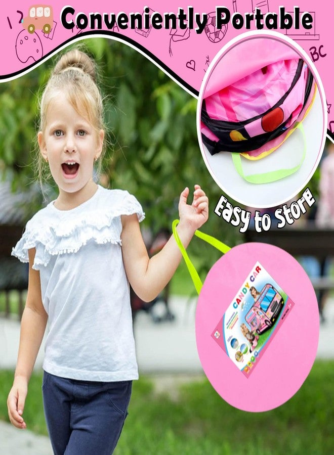 Britik Pop Up Playhouse Children's Tent Toy Foldable Children's Play House Tent Indoor Outdoor Garden Play Tent Gifts for 3-8 Years Children Baby Girl Boy Birthday Gift Ideas - Image 5