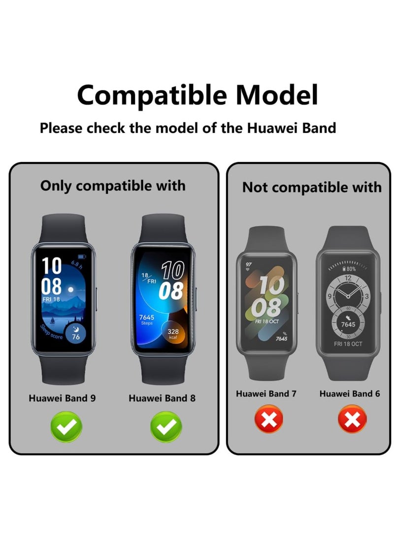 Stainless Steel Loop Strap For Huawei Band 9 8 Bracelet Metal Magnetic Milanese Watchband For Huawei Band 8 9 Replacement Bands  - Image 2