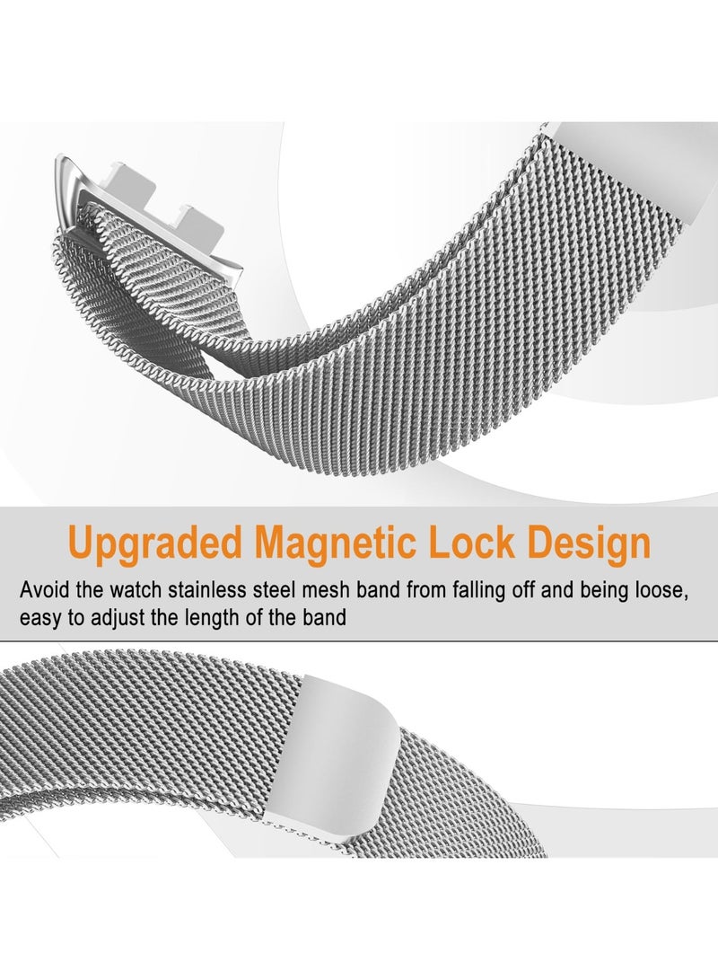 Stainless Steel Loop Strap For Huawei Band 9 8 Bracelet Metal Magnetic Milanese Watchband For Huawei Band 8 9 Replacement Bands  - Image 4