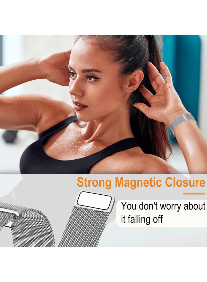 Stainless Steel Loop Strap For Huawei Band 9 8 Bracelet Metal Magnetic Milanese Watchband For Huawei Band 8 9 Replacement Bands  - Image 5