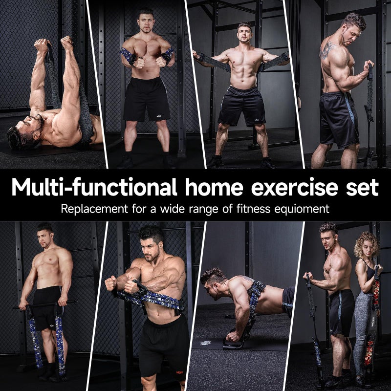 Innstar Multi-Function Resistance Bands for Working Out, Push Up Exercise Bands Resistance Bands Set for Bench Press Gym Equipment, Home Workout, Travel Portable - Image 5