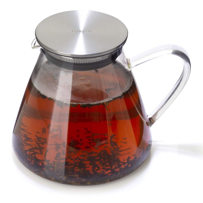 FORLIFE Fuji Glass Teapot with Filter Lid (32 ounces) - Image 3