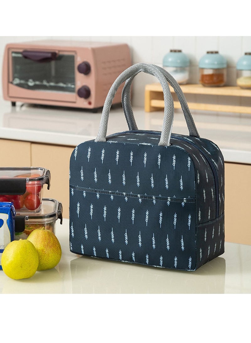 Captaintech Lunch Bag Tote Insulated with Water-resistant Soft Liner Box for Picnic Boating Beach Fishing Work School Office Reusable Adult Men Women - Image 1