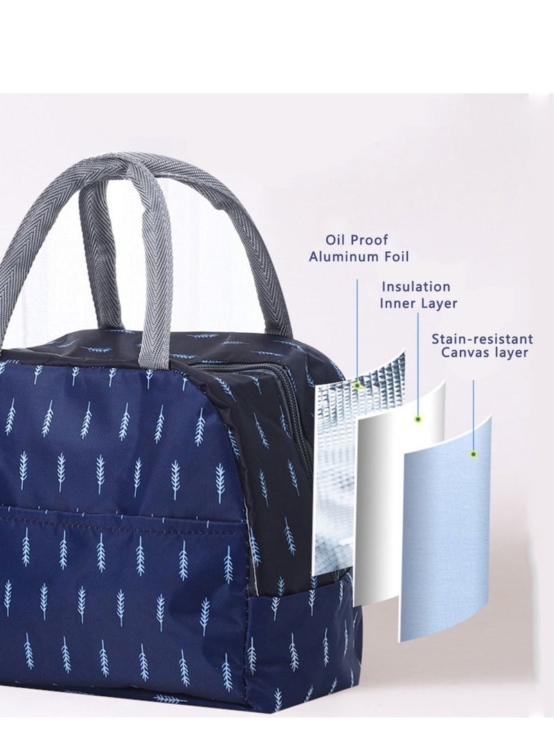 Captaintech Lunch Bag Tote Insulated with Water-resistant Soft Liner Box for Picnic Boating Beach Fishing Work School Office Reusable Adult Men Women - Image 4