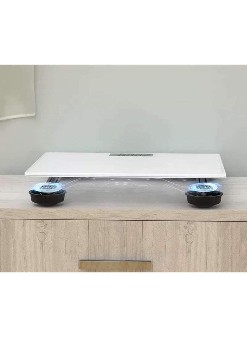 اي ستيب ميزان iStep الإلكتروني CW301 باللون الابيض - ميزان دقيق بقدرة تحميل عالية وتصميم قوي - Image 4