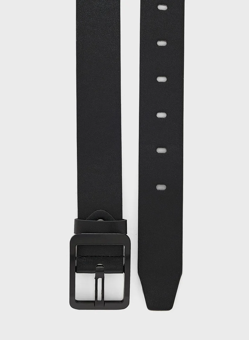 Seventy Five Faux Leather Belt