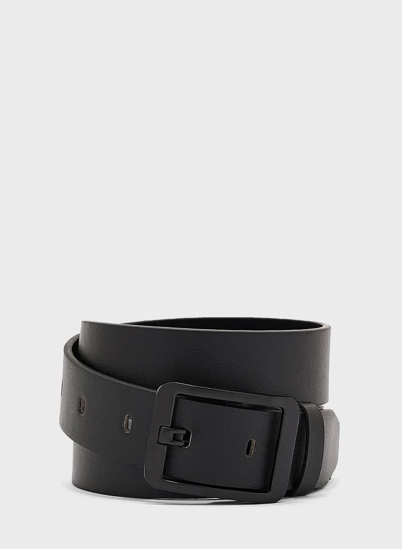 Seventy Five Faux Leather Belt