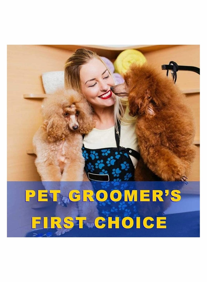 سيوسي أمشاط للكلاب وأمشاط للقطط أسنان فولاذية مقاومة للصدأ لإزالة تشابك الجلد المصنفر أدوات العناية الاحترافية حيوانات أليفة قصيرة الشعر طويلة الشعر مناسبة (قطعتان) - Image 4