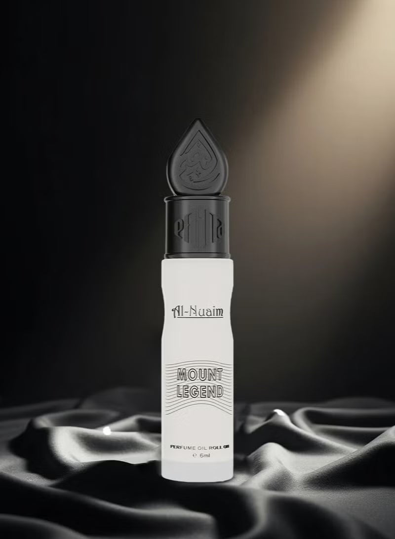 أل نواعم عطر النعيم ماونت ليجند رول أون 6 مل | زيت عطري مركز للجنسين خالٍ من الكحول | عطر خشبي عطري منعش يدوم طويلاً للرجال والنساء | حجم مناسب للجيب - Image 2