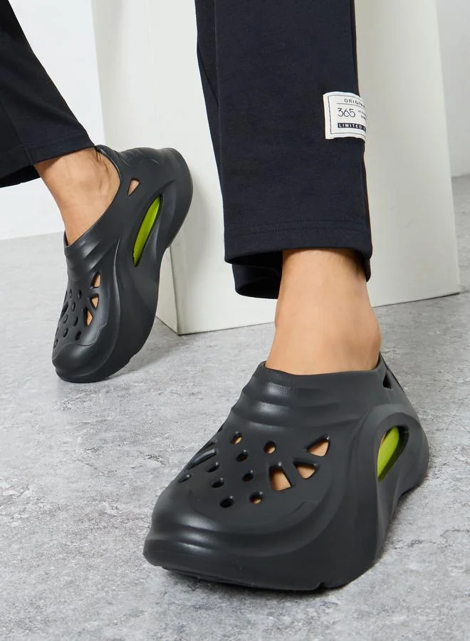 Styli Plain Slip-On Cut Out Clogs