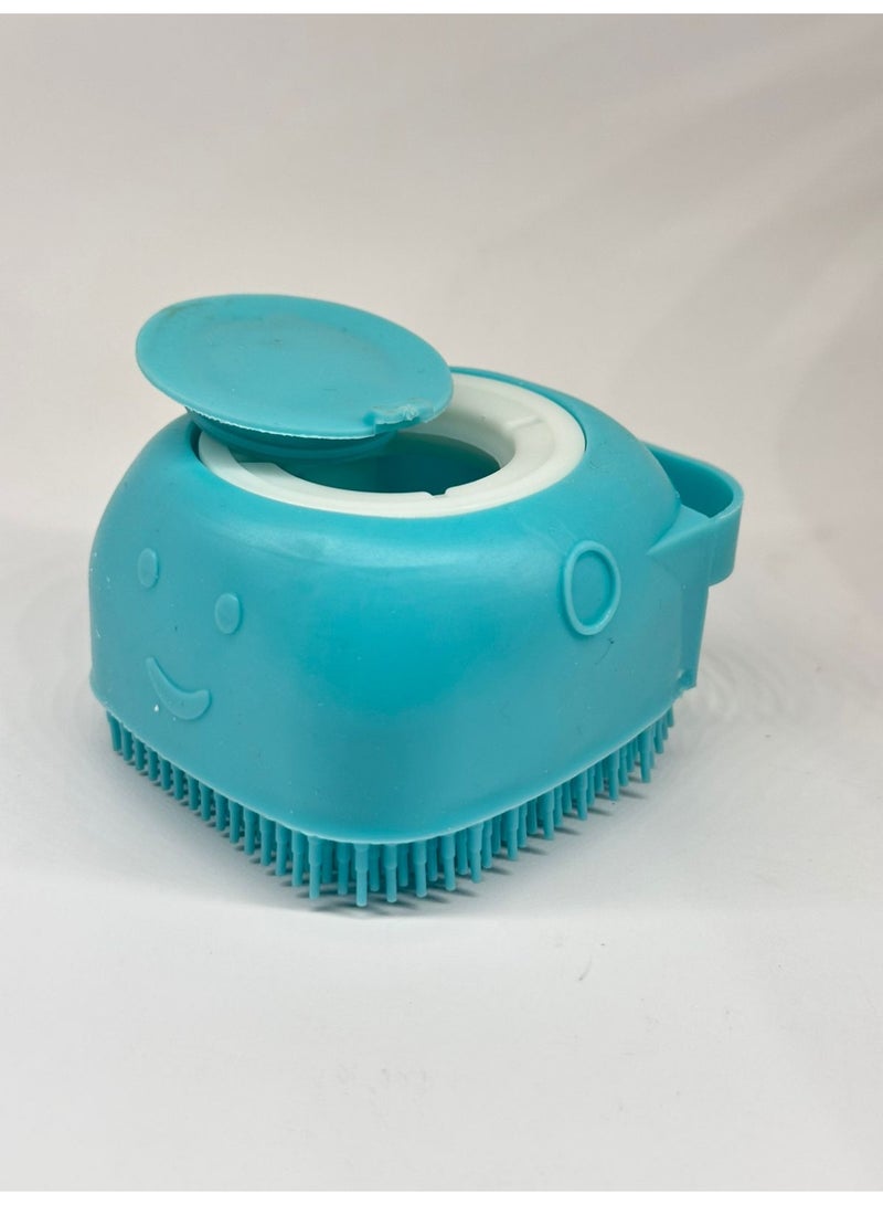 Silicone Body Brush Shower Scrubber With Shower Gel Dispenser Function Soft Bath Massage Exfoliating Cleaning - Image 2