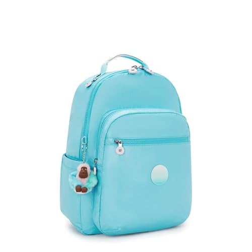 KIPLING KIPLING حقيبة ظهر كمبيوتر محمول كيبيلينغ للنساء 15" ، متينة وواسعة مع أحزمة كتف مبطنة ، جيب حماية مدمج - Image 4