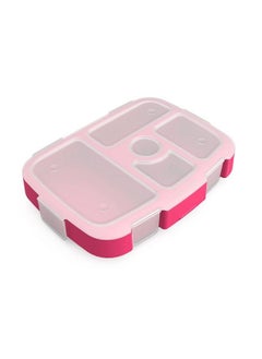 Bentgo ® Kids Prints Tray With Transparent Cover Reusable Bpafree 5Compartment Meal Prep Container With Builtin Portion Control For Healthy Meals At Home & On The Go (Fairies)  - Image 2
