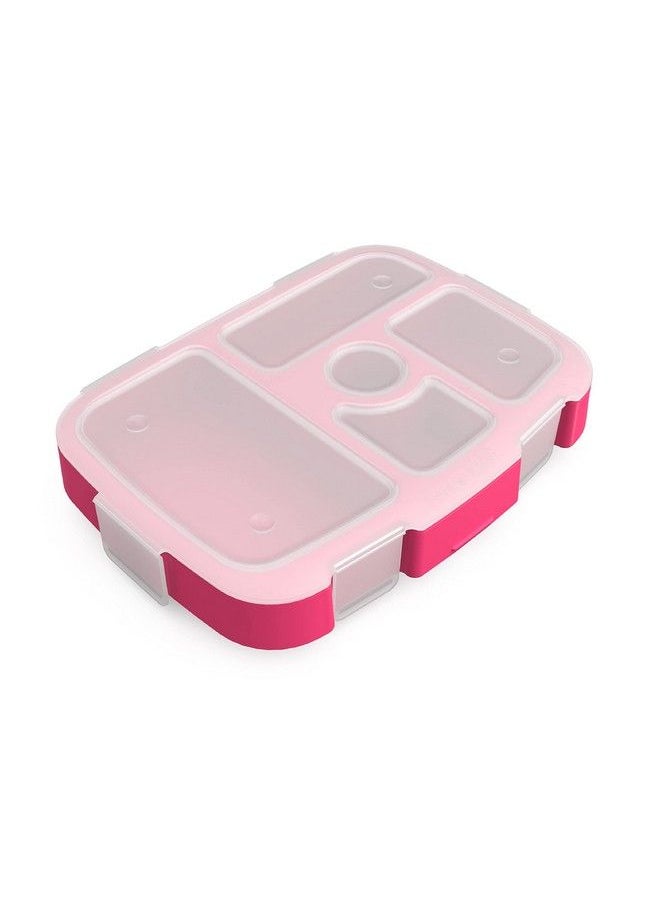 Bentgo - ® Kids Prints Tray With Transparent Cover Reusable Bpafree 5Compartment Meal Prep Container With Builtin Portion Control For Healthy Meals At Home & On The Go (Fairies) - Image 1