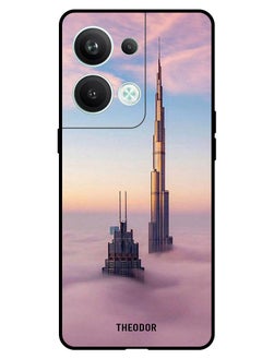 Theodor Protective Case Anti Scratch Shock Proof Bumper Cover For Oppo Reno 9 Pro Plus Burj Khalifa In Clouds  - Image 1