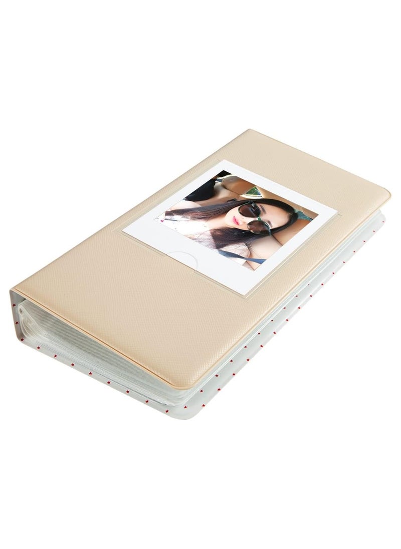 ZIKKON ZIKKON 64 Pockets Album for Fujifilm Instax Square Film Photo SQ1 SQ40 SQ6 SQ10 SQ20 SP3 Square Instant Film Camera beige  - Image 5