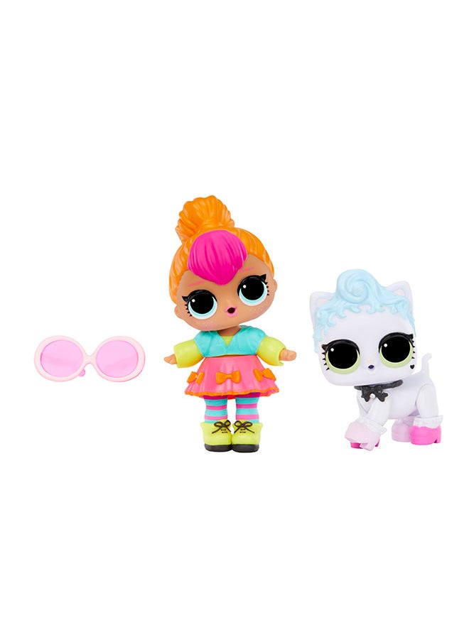 L.O.L. SURPRISE! Tot + Pet - Neon Q.T. + Royal Kitty-Cat  - Image 3