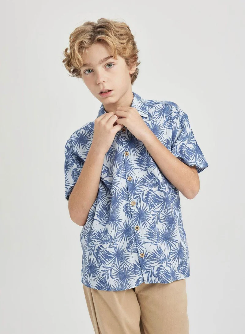 DeFacto Oversize Fit Short Sleeve Shirt