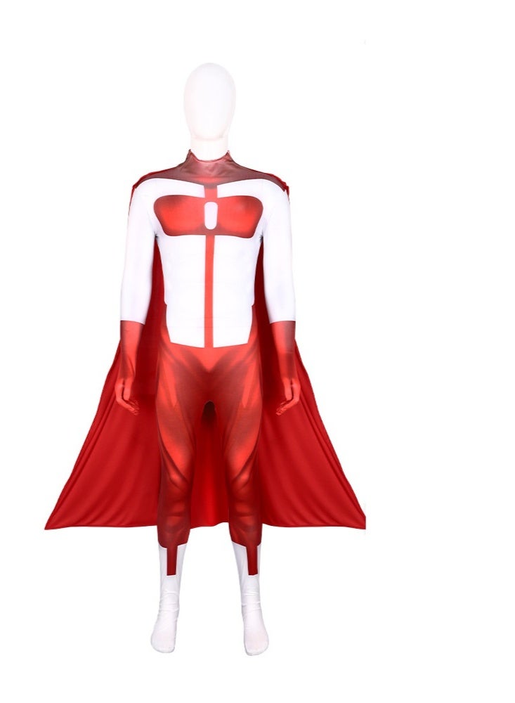 NIBEMINENT Halloween Invincible Young Hero costume, all-round hero tight-fitting costume stage performance - Image 1