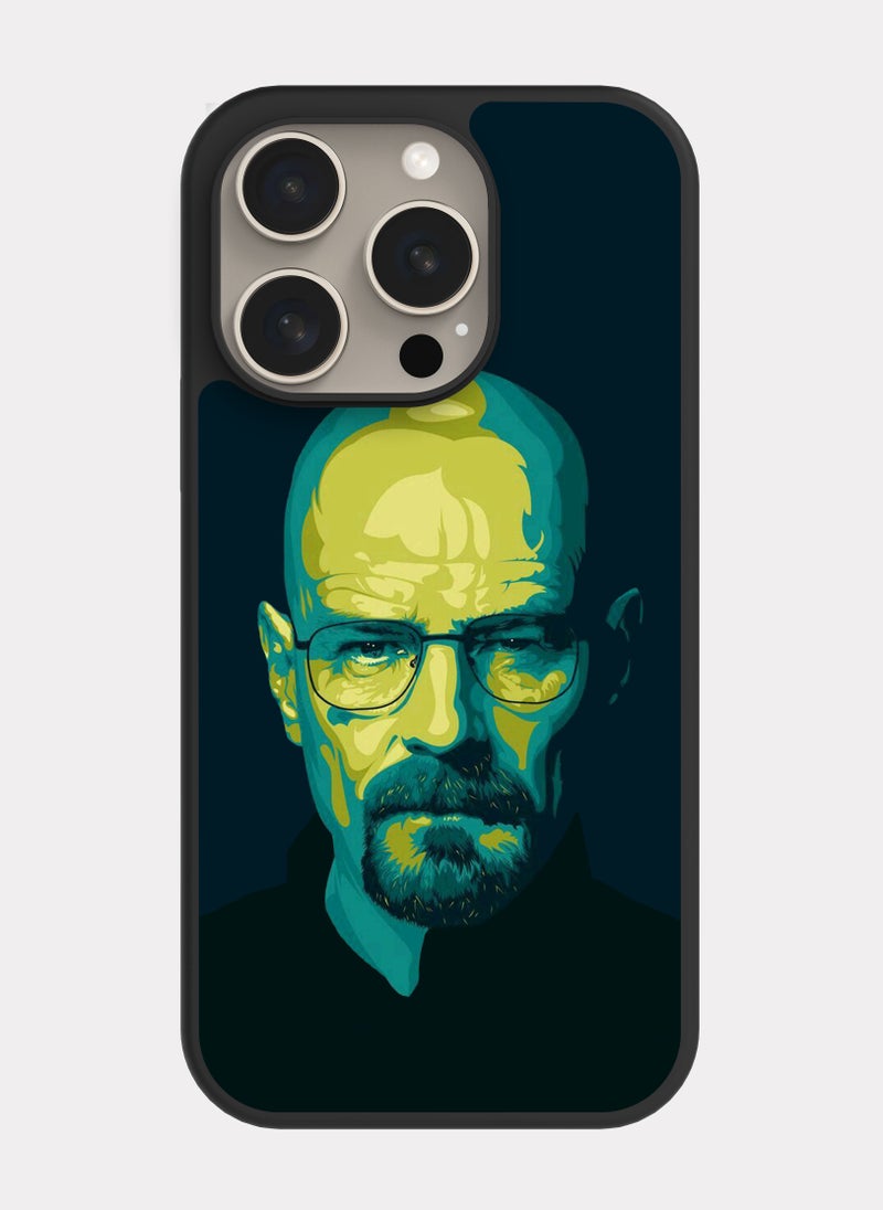 بكسلات كفر ايفون 15 برو والتر وايت بريكنق باد اصفر - Image 1