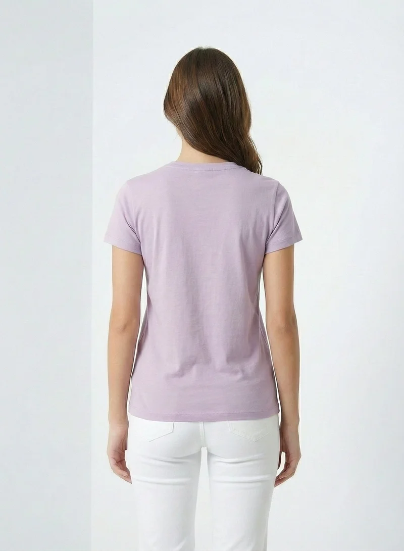 Polo Play Girls Graphic T-shirt -LILAC