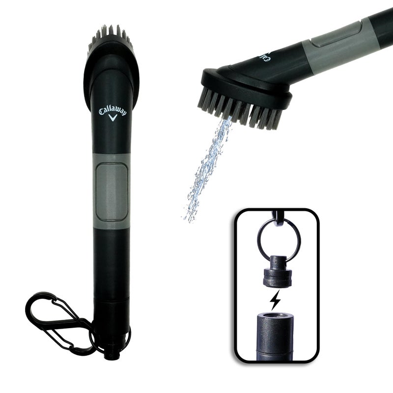 Callaway Golf H2GO Water Scrub Magnetic Club Brush - Quick-Release Magnetic Spray Club Brush for Your Golf Clubs - Image 3