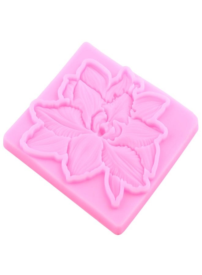 RFGHAC Orchid Fondant Mold Orchid Flower Silicone Molds for Cake Decoration Cupcake Topper Candy Chocolate Sugar Gum Paste Polymer Clay - Image 3